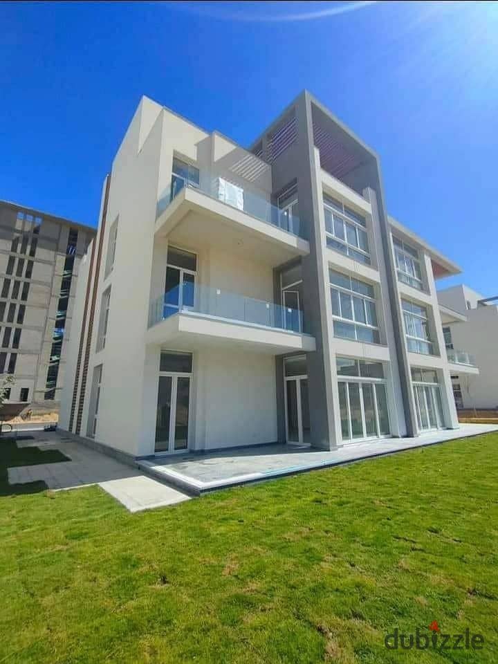 Chalet for sale,140m fully finished, Ready to move double view  Alamein, Mazarine, installments 10 years شاليه للــبيع 140م مزارين العلمين 6