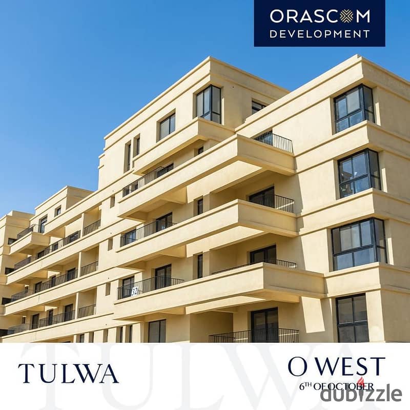 duplex for sale in installments with immediate receipt in O West October Compound from Engineer Samih Sawiris in the best location in October 13