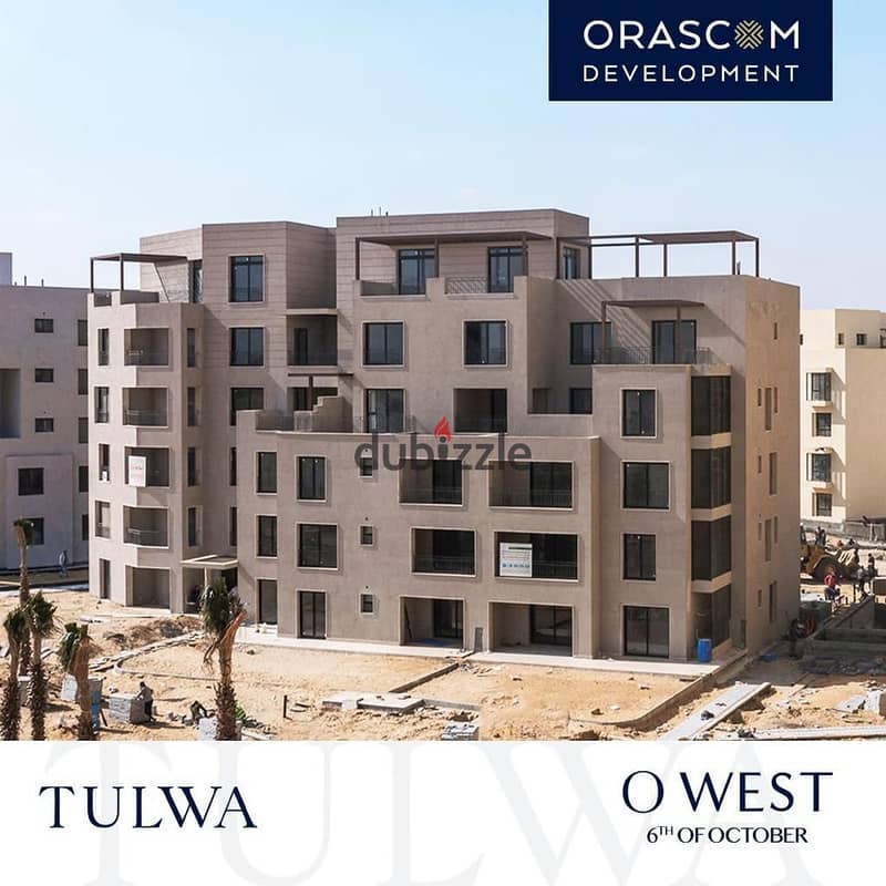 duplex for sale in installments with immediate receipt in O West October Compound from Engineer Samih Sawiris in the best location in October 14