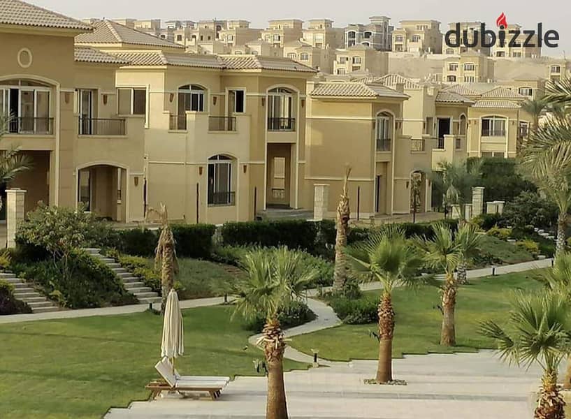 The lowest price for a 228 sqm twin in Stone Park Katameya for sale in installments اقل سعر توين 228م ف ستون بارك قطاميه للبيع قسط 8