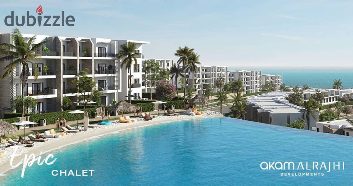 Own your opulent chalet and spend the summers in Dose, North Coast, associated with Akam Al Rajhi Company, in easy installments spread out over 8 year 4