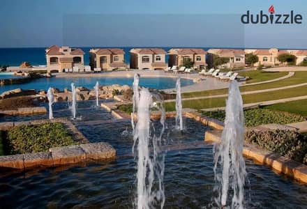 Chalet for sale in installments in the village of Telal Ain Sokhna, directly on the sea