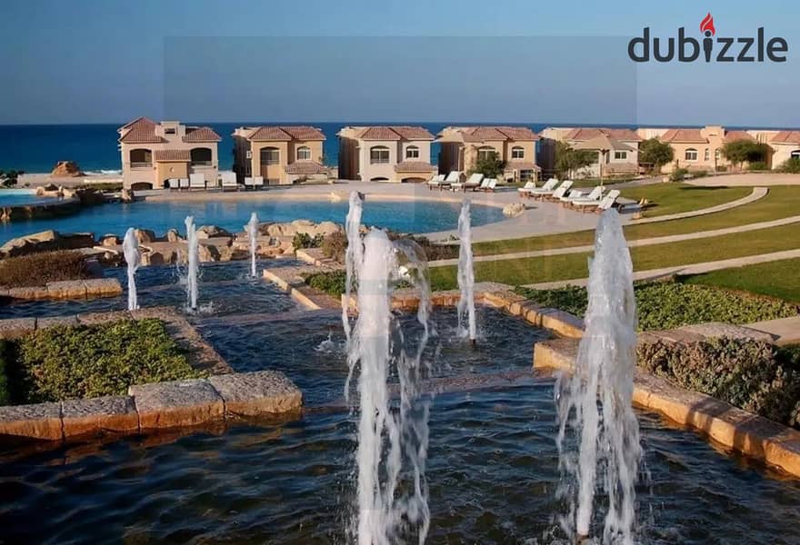 Chalet for sale in installments in the village of Telal Ain Sokhna, directly on the sea 0