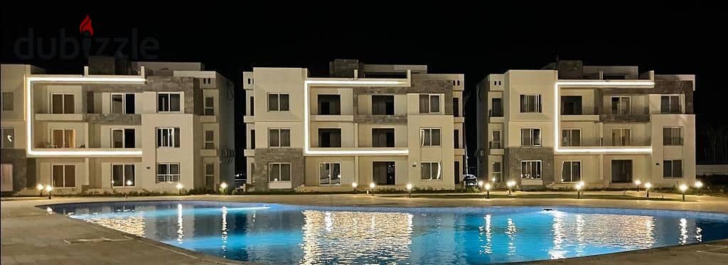 شالية 133م بحديقة 55م واجهه امامي Pool View بقرية Sea view عالبحر الساحل 4