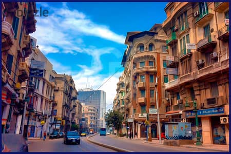 Shop for sale 65 m Raml Station (intersection of Sultan Hussein with Safia Zaghloul)