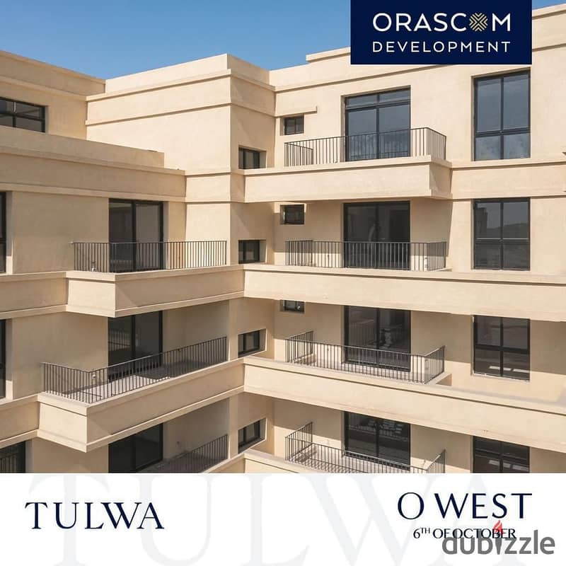 Apartment for sale in installments with immediate receipt in O West October Compound from Engineer Samih Sawiris in the best location in October 7