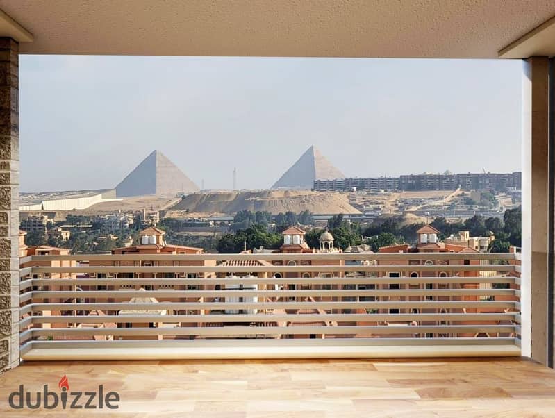 Studio with a daily return of $100 residential investment opportunity for sale in a compound opposite Al Waha Hotel and near the Pyramids. A prime inv 1