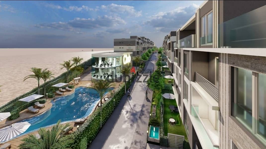 Investment studio 27 m in front of Al Waha Hotel with a return of $100 per day for sale in installments in an already built compound and reservation f 6