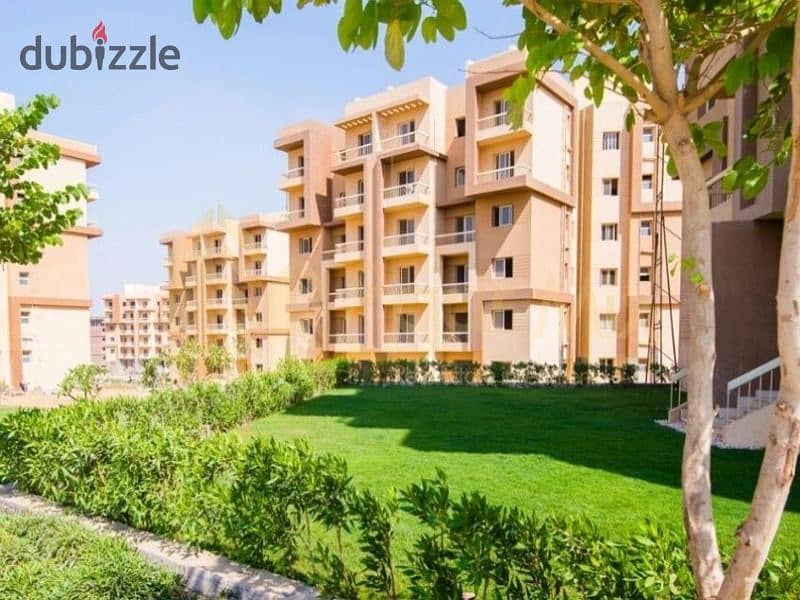 Apartment for sale in Ashgar City, 117 m, semi-finished, with a 10% down payment and the longest repayment period without interest 10