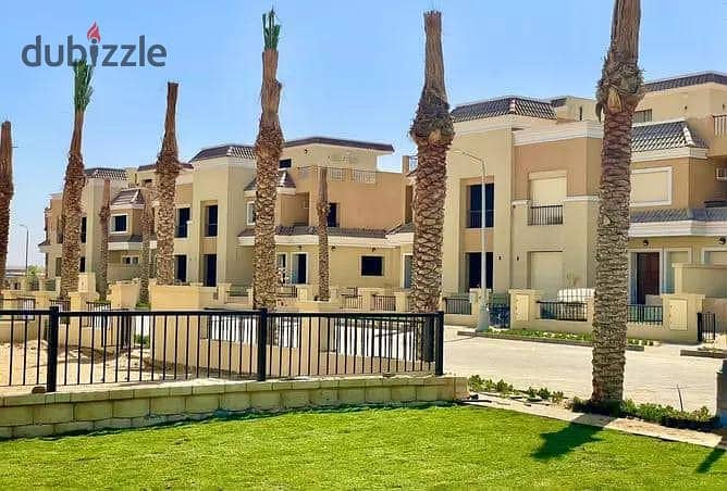 s-villa بكمبوند sarai -سراي جنب مدينتي مباشرة 212م للبيع بخصم 42% عالكاش 0