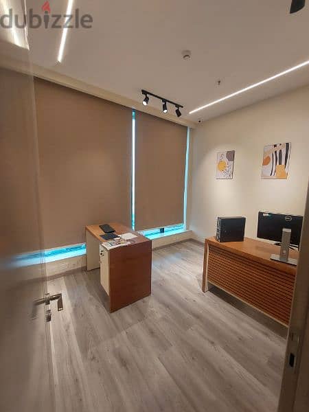 مقر اداري للايجار 300م في التجمع الخامس Office For Rent 300M New Cairo 8