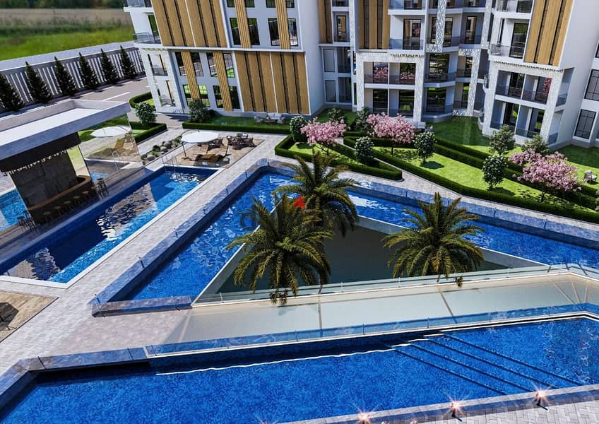 penthouse بجوار ال AUC بنتهاوس مقدم 5% بنظام فيلا صغيره للبيع بخصم 10% وبأقل قسط شهري في التجمع290+113م رووف والنادي مجانا 3