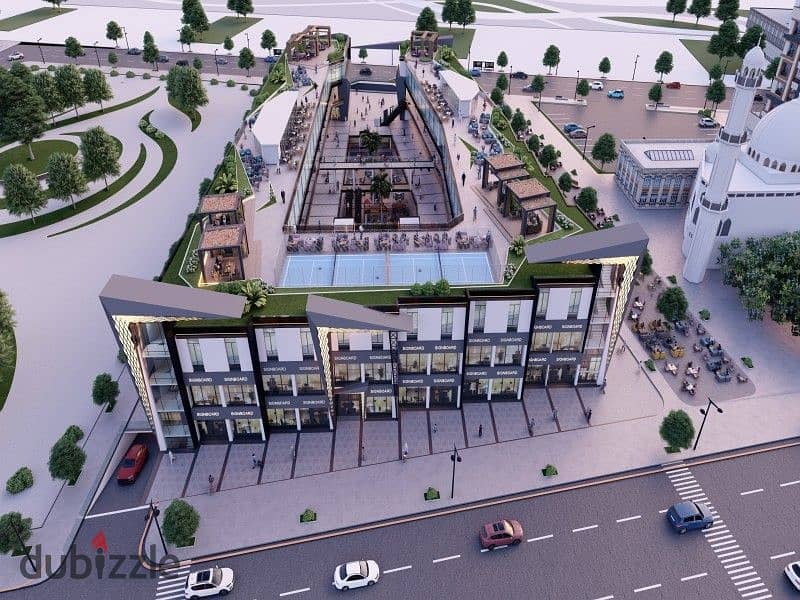 In the first district of October, a shop with a down payment of 330 thousand for sale near Al-Hosary Mosque at the cheapest price and with the lowest 6