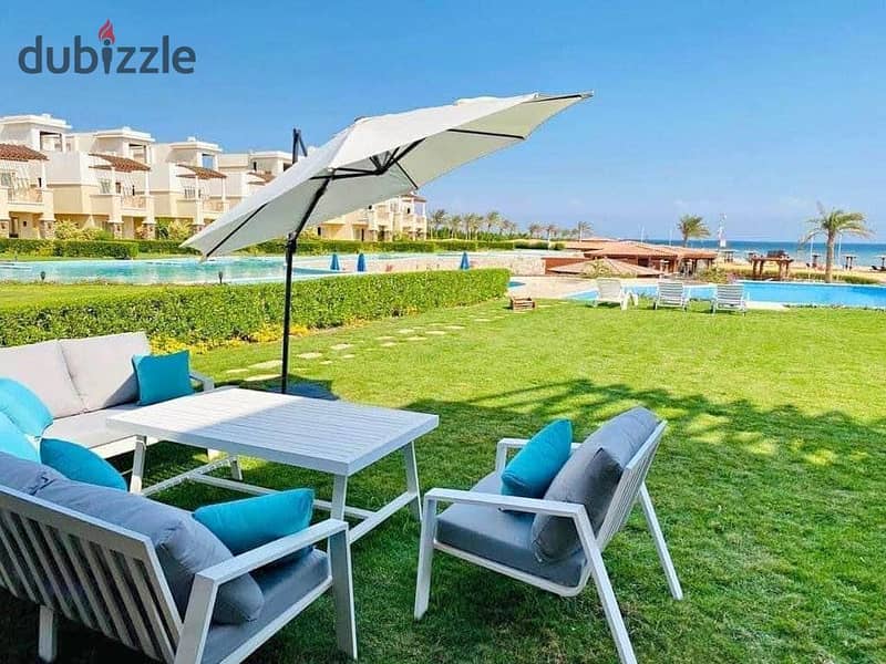 شالية استلام فوري 120م sea view & pool view للبيع blue blue بلو بلو العين السخنة 9