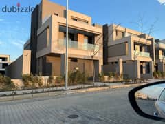 Twin House Modern for sale La Vista City Ready To Move /Garden view / New capital توين هاوس للبيع فى لافيستا سيتى العاصمة الادارية 0