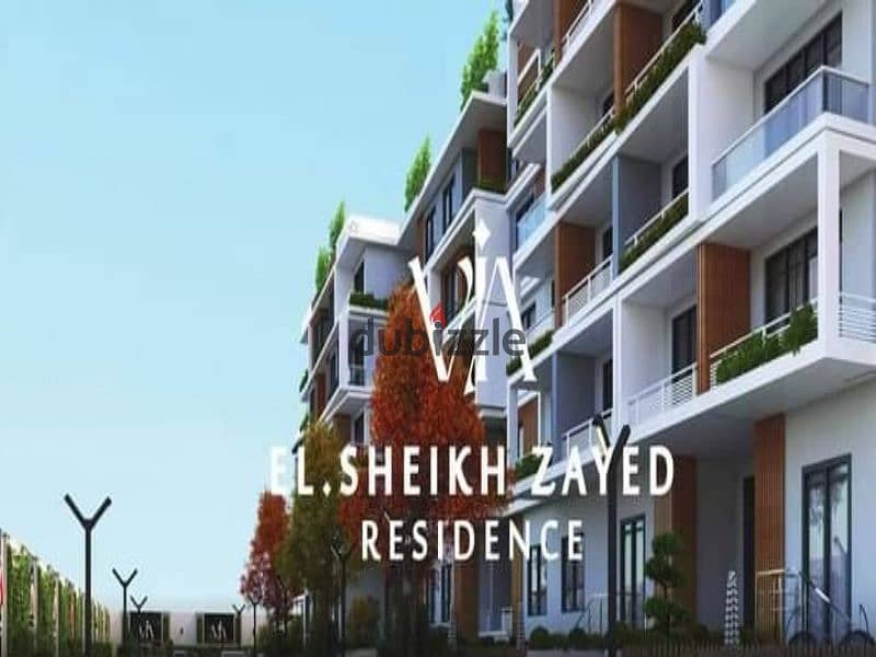 down payment of only 500k, an apartment for sale in Sheikh Zayed with a garage + a free club and the cheapest monthly installment next to Al-Ahly Clu 2