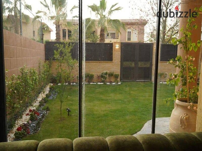 Apartment 131m + large private garden 165m wall in wall    Madinaty New Cairo 3