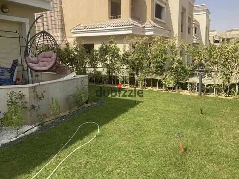 Apartment 131 m + large private garden 131 m wall in wall  Madinaty 4