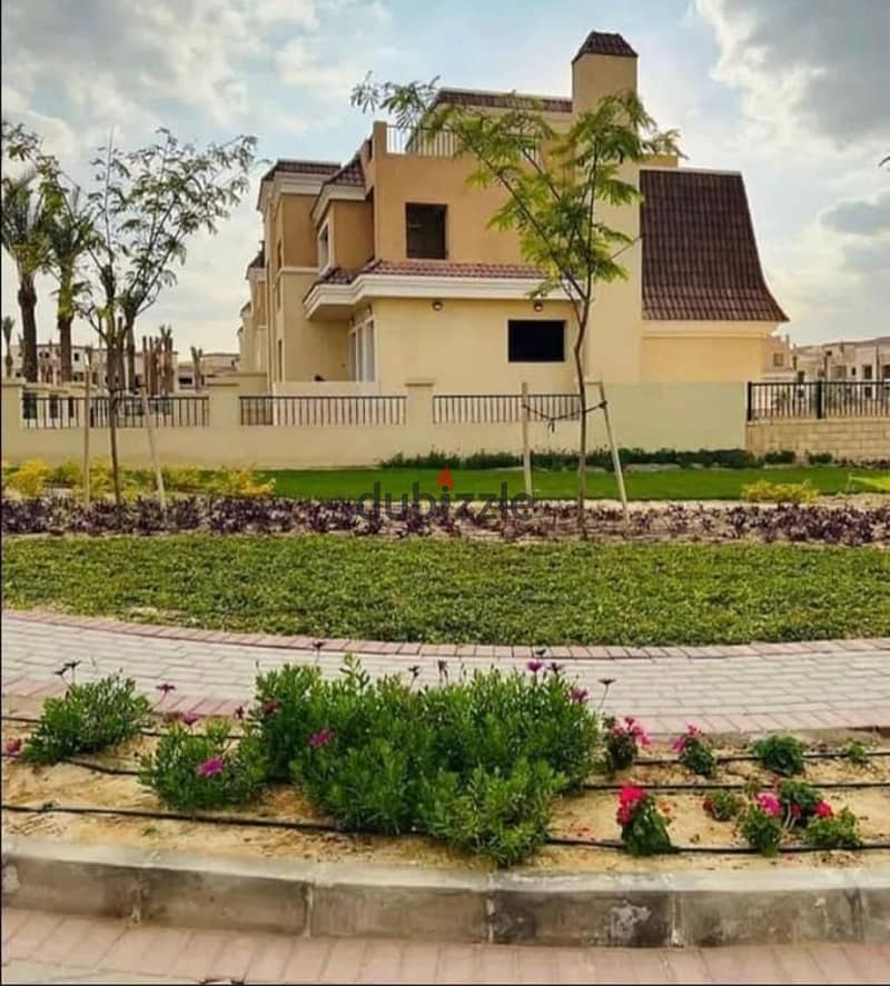 For sale Standalone 206m with garden and Roof on Suez Road, DP 1.3M and installments 5