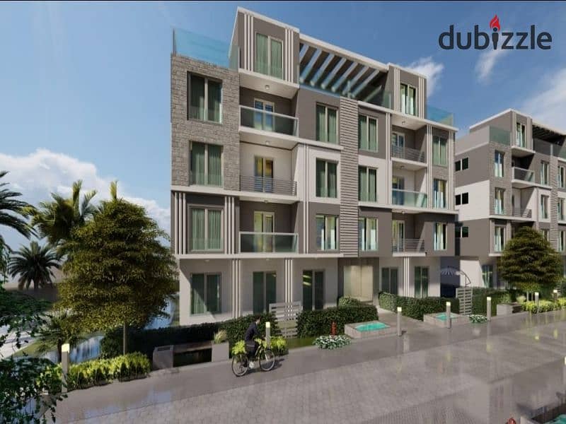 down payment of 280 k, hotel studio near the pyramids and directly in front of the Oasis Hotel for sale with a daily return in dollars in a compound r 8