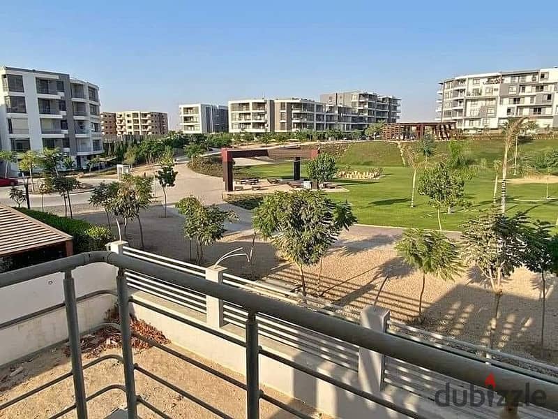 For sale APT 3BR with garden Direct view on golf in Taj City Compound - First Settlement 1