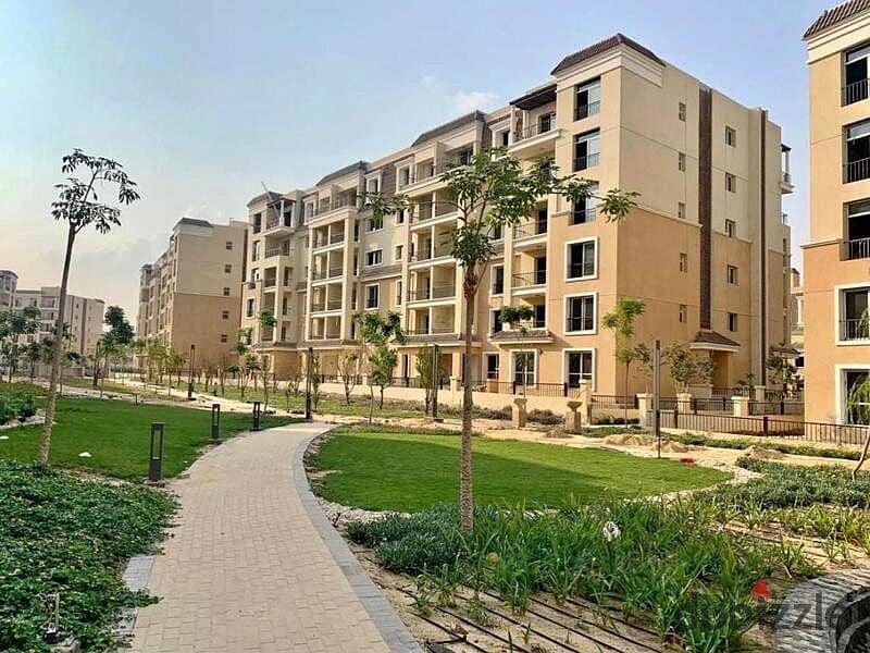 Apartment for sale 147m 3BR view On landscape in SARAI Compound - New Cairo 9