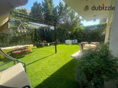 210 sqm villa with 90 sqm garden for sale in a compound in front of Al-Rehab