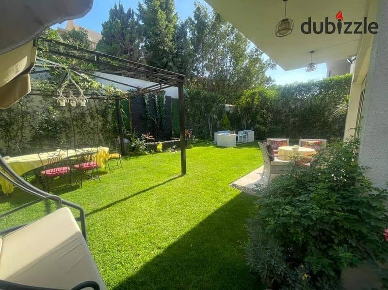 210 sqm villa with 90 sqm garden for sale in a compound in front of Al-Rehab 0