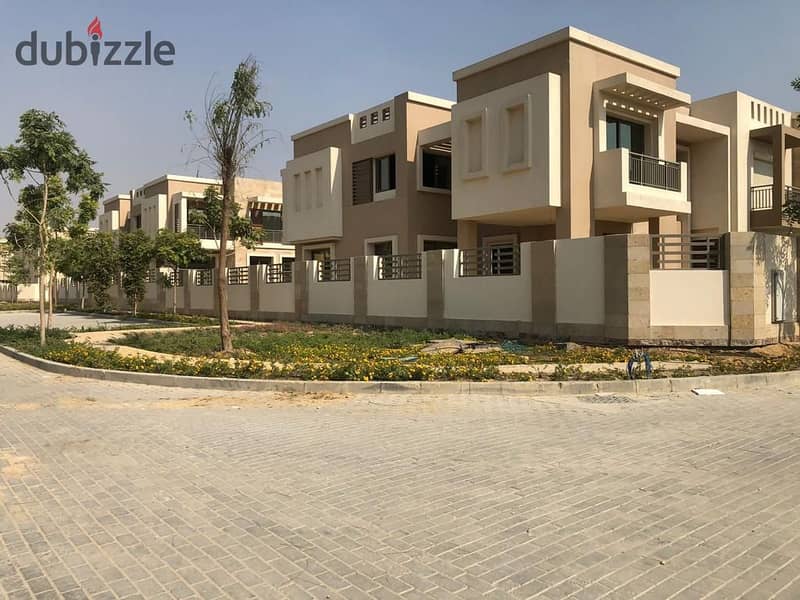 The last townhouse villa for sale in Taj City Compound in the best phase of Origami Golf 6