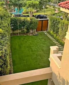 The last Duplex for sale, 204m 4BR with garden 166m in Sarai Compound - New Cairo 0