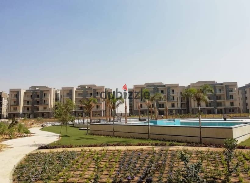 Apartment 160m + 66m garden for sale (immediate delivery) in Galleria Moon Valley Compound, Fifth Settlement 4