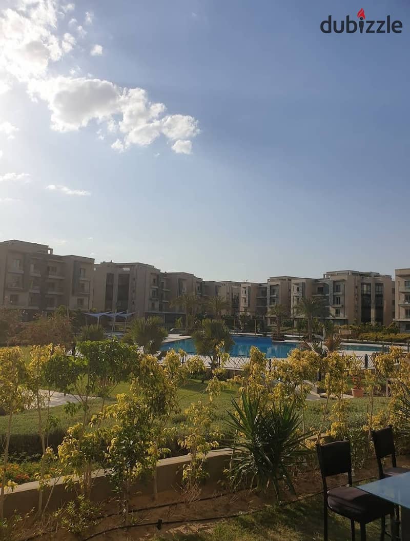 Apartment 160m + 66m garden for sale (immediate delivery) in Galleria Moon Valley Compound, Fifth Settlement 5