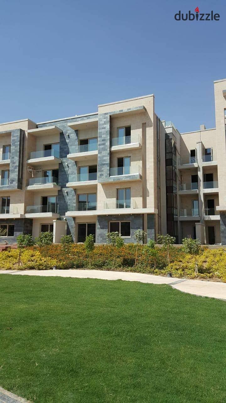 Apartment 160m + 66m garden for sale (immediate delivery) in Galleria Moon Valley Compound, Fifth Settlement 10