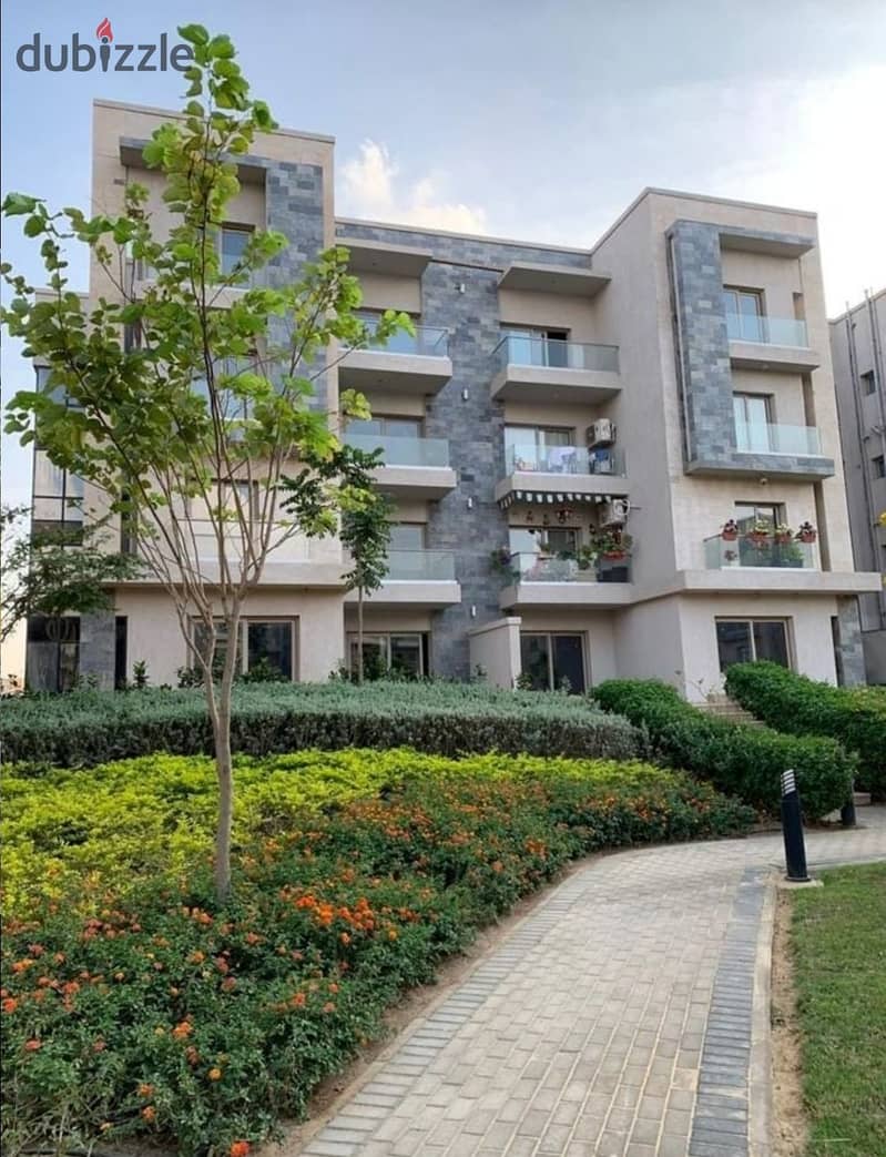 Apartment 160m + 66m garden for sale (immediate delivery) in Galleria Moon Valley Compound, Fifth Settlement 11