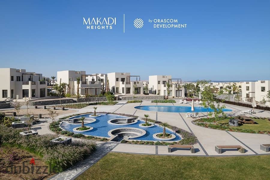 شاليه للبيع تشطيب كامل بالمطبخ فى مكادى هايتس الغردقة makadi heights hurghada 2