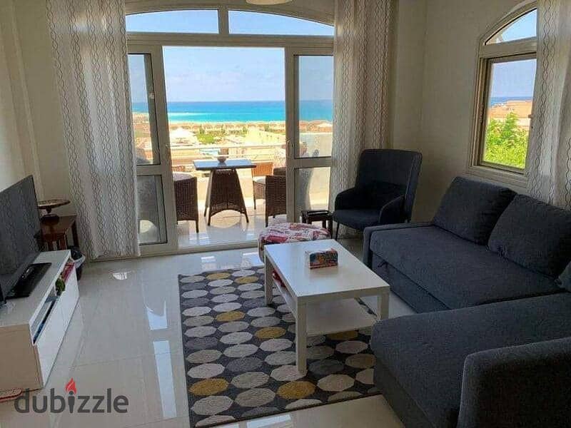 Down payment of 400,000, 2-room chalet for sale in Telal Ain Sokhna, sea view 1