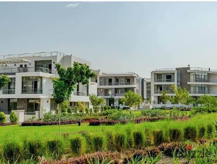 Apartment with Garden (3 Bedrooms) for Sale in Taj City Compound, Facing the Airport Gate 2 - First Settlement 3