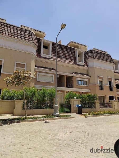 At a snapshot price, a villa apartment for sale (ground + first floor) with a private garden, minutes from Madinaty 0