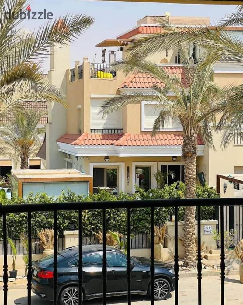 Villa for sale, 212 square meters (minimum monthly installment), directly on Suez Road 2