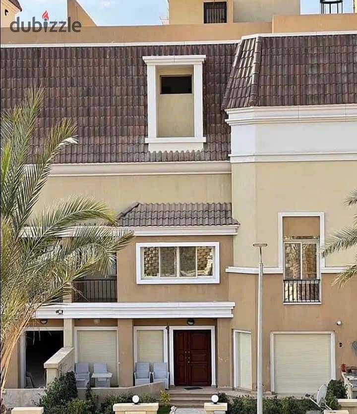 Villa for sale, 212 square meters (minimum monthly installment), directly on Suez Road 4