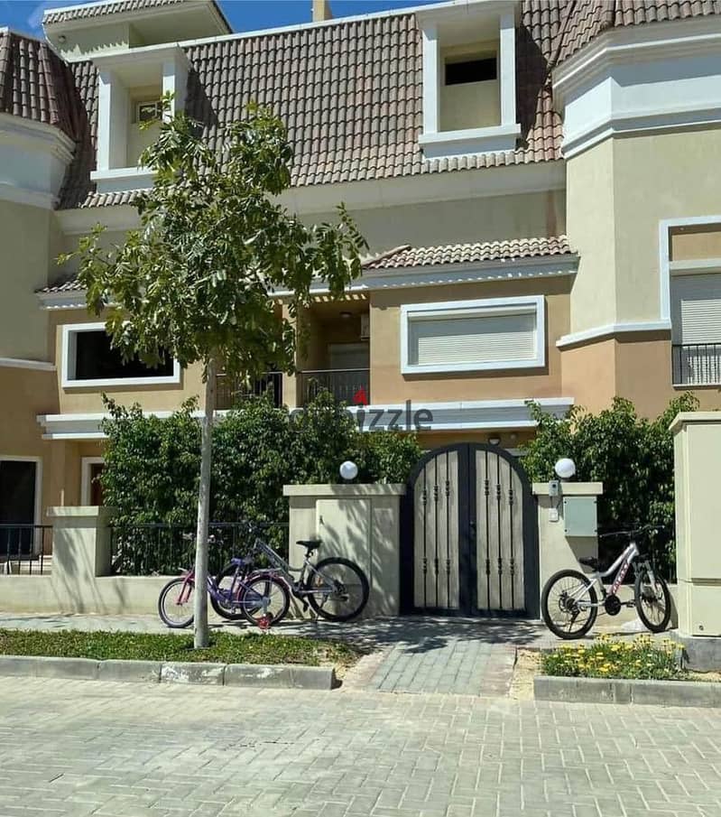 Villa for sale, 212 square meters (minimum monthly installment), directly on Suez Road 8