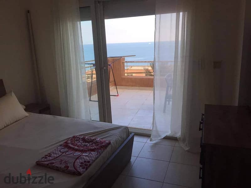 5% down payment 2-room chalet in Telal Sokhna, overlooking the sea 5