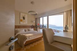 Pay 700,000 down payment for a fully furnished studio chalet for sale in Monte Galala, Ain Sokhna