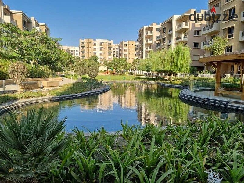 Apartment with garden for sale at the lowest price next to Madinaty in Saray Compound 6