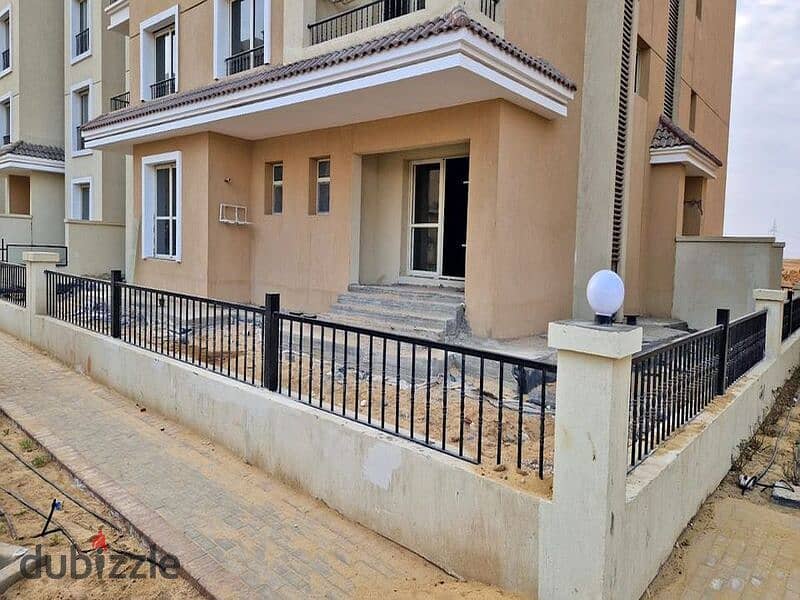 Apartment 141 m + private garden for sale in the Fifth Settlement next to Madinaty 12