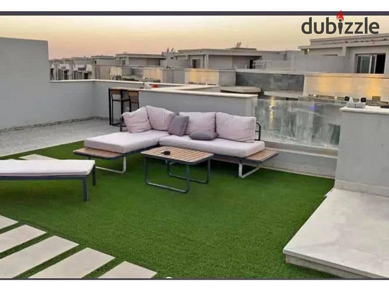 For Sale: Duplex with Private Roof and Double View in Front of Cairo Airport 1