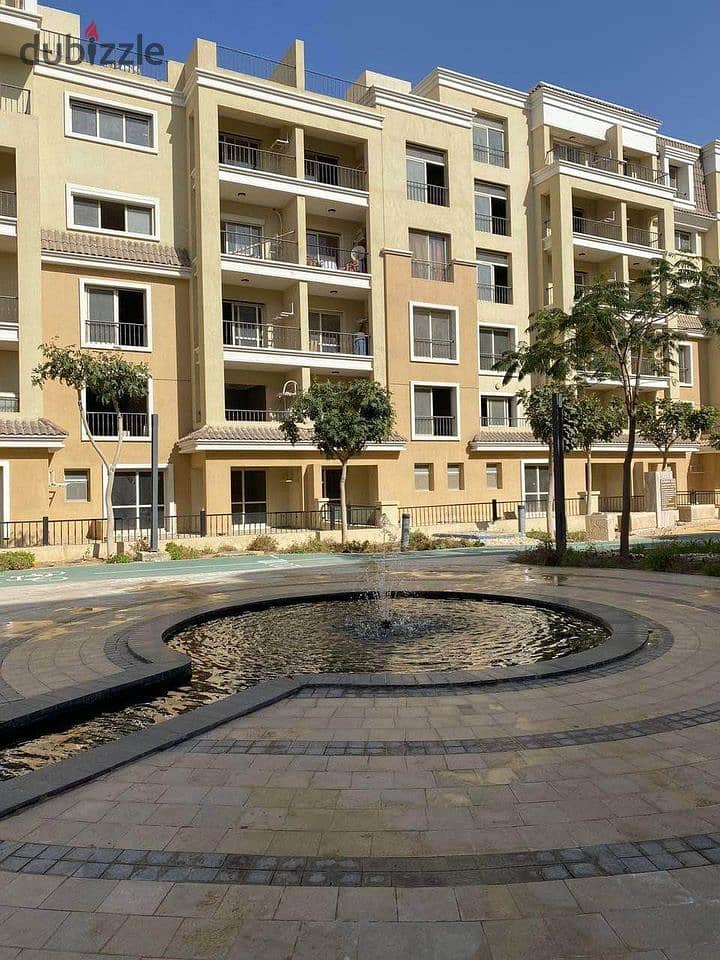 "Apartment 3 bedrooms for sale in compound sarai "the best location in mostakbal city 5