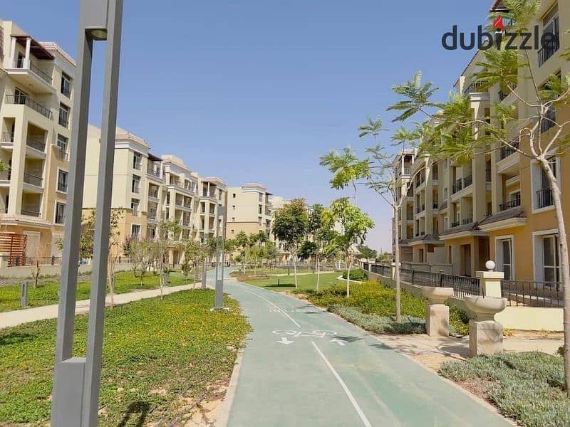 Studio for sale with a private garden and a down payment of 300,000 EGP on Suez Road. 5