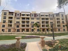 For sale, a two-bedroom apartment of 112 m with a private garden of 81 m in Sarai, New Cairo, with DP 735 K 0