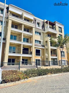 For sale, a two-bedroom apartment with a garden, 125 m, with a down payment of 812 k, in Sarai, next to Madinaty 0